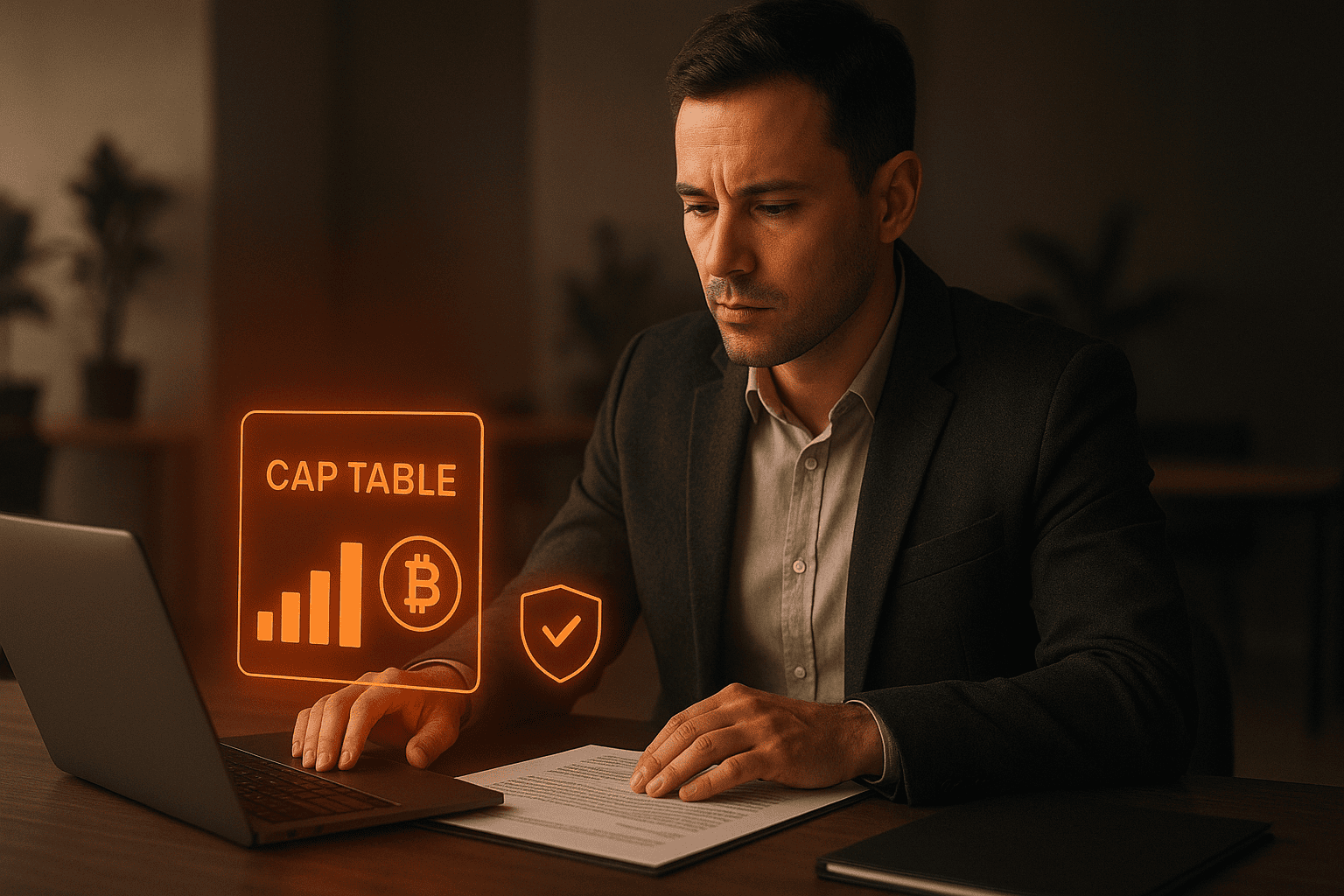 Imagem ilustrativa: Cap table em startups de cripto antes da rodada